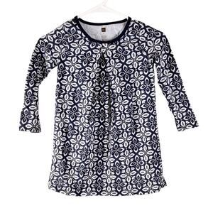 Tea Collection Girls Snowfall Pleat Dress‎ Girls 6